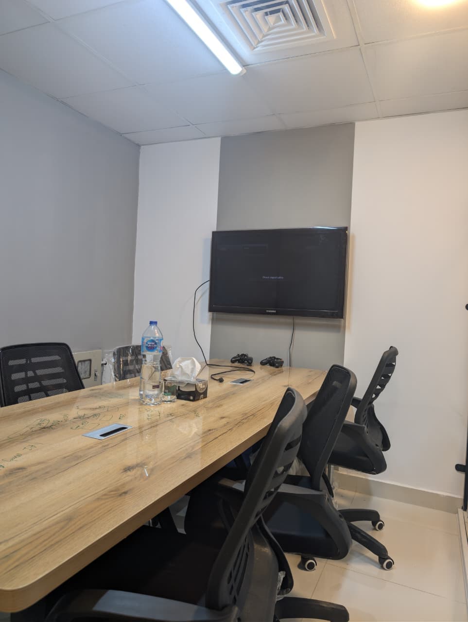 Lahore office - open-plan team environment and library