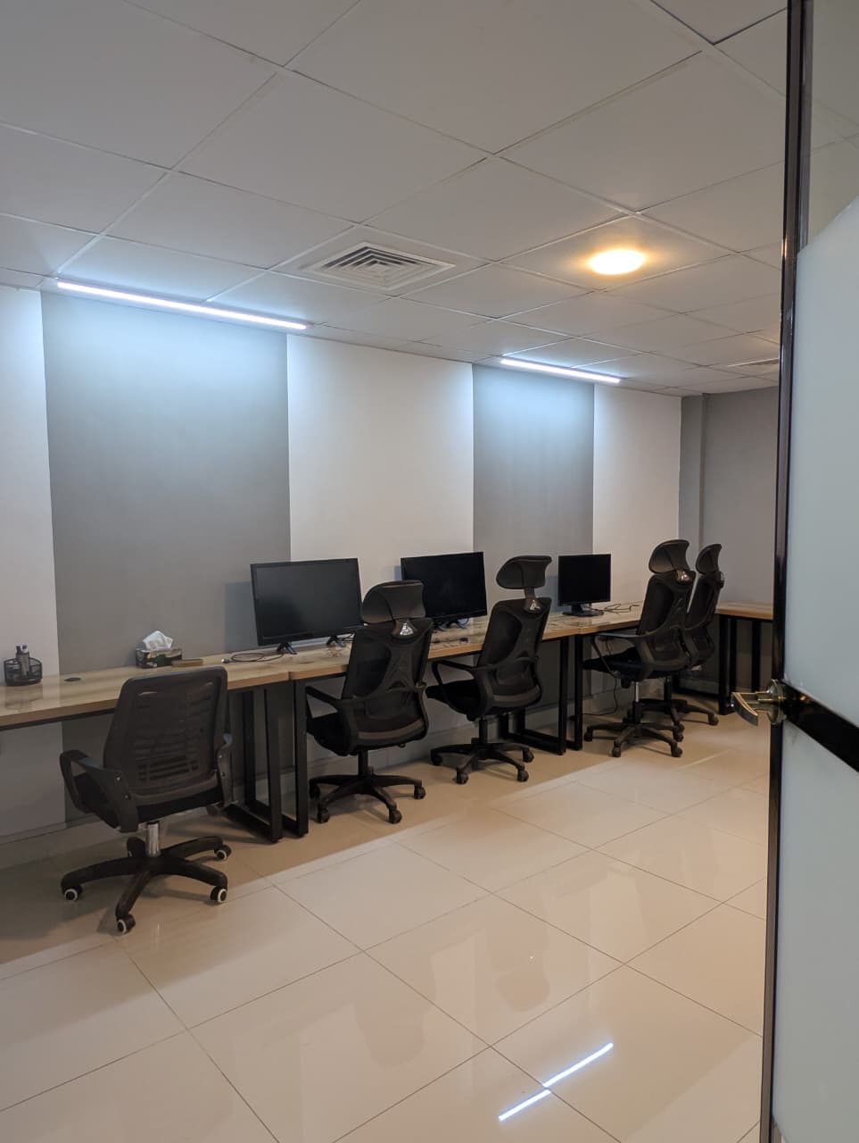 Conference facilities - boardroom and video-conferencing setup